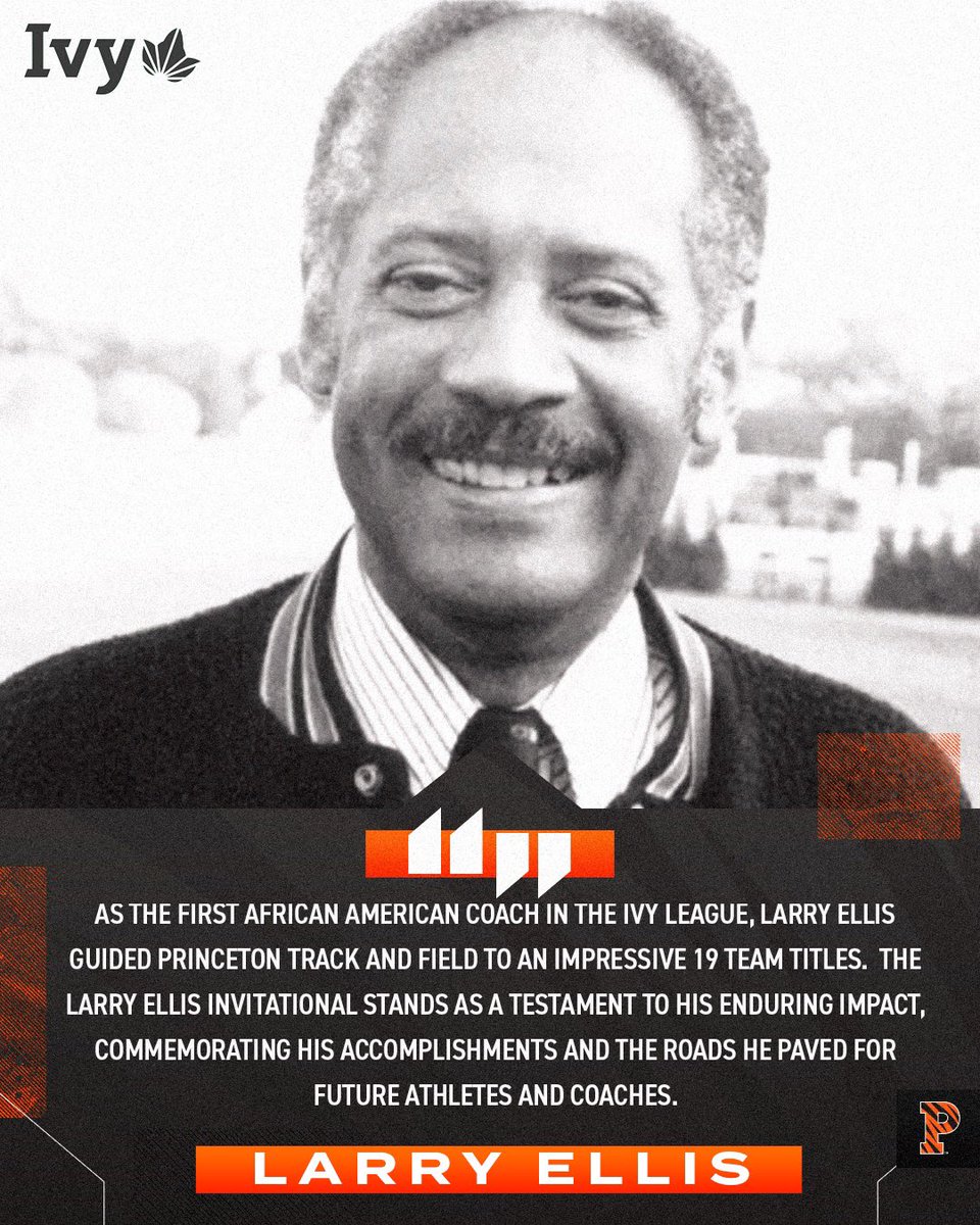 Click here to read more about Larry Ellis and his meaningful influence on Princeton and the Ivy League. 🔗: bit.ly/3xzoNVd #GoTigers