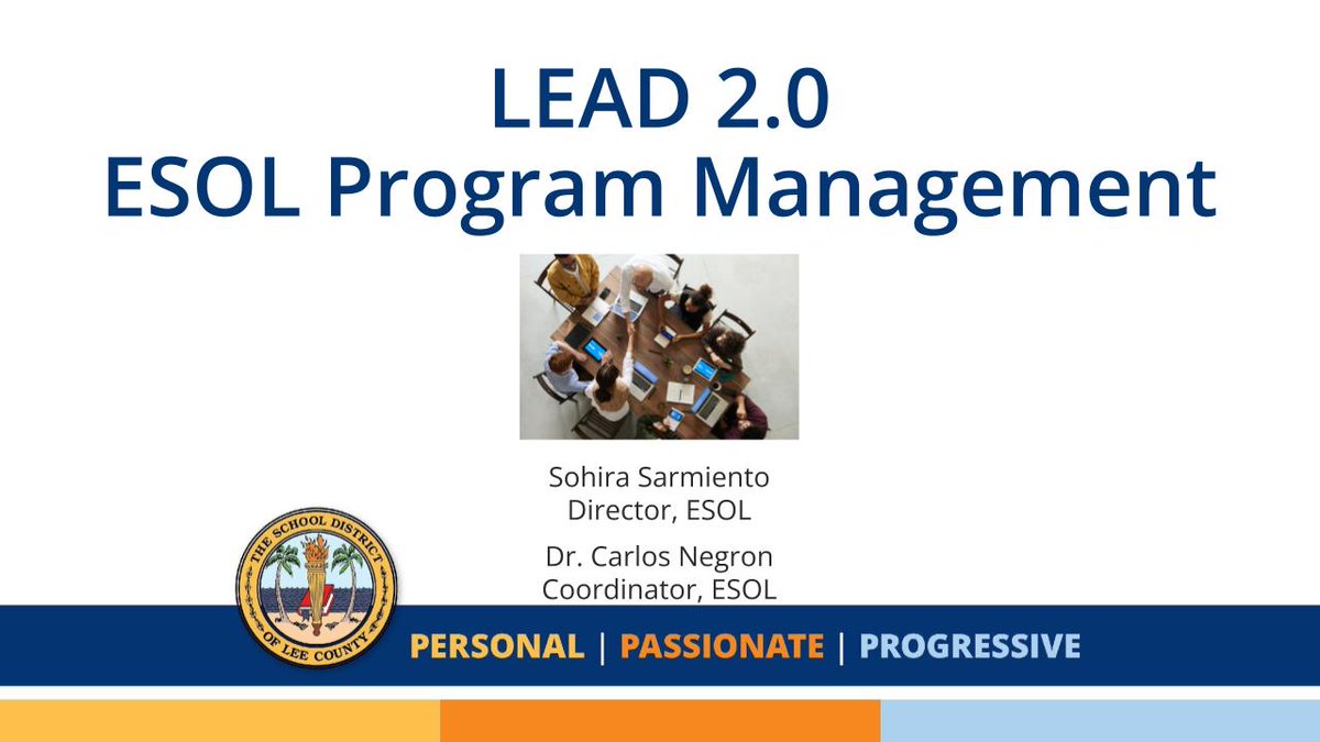 A big thanks to the ESOL Department for a fantastic LEAD 2.0: ESOL Program Management training last night!📘📗📕 #LEAD #APBench #LeadershipMatters #LeadershipDevelopment