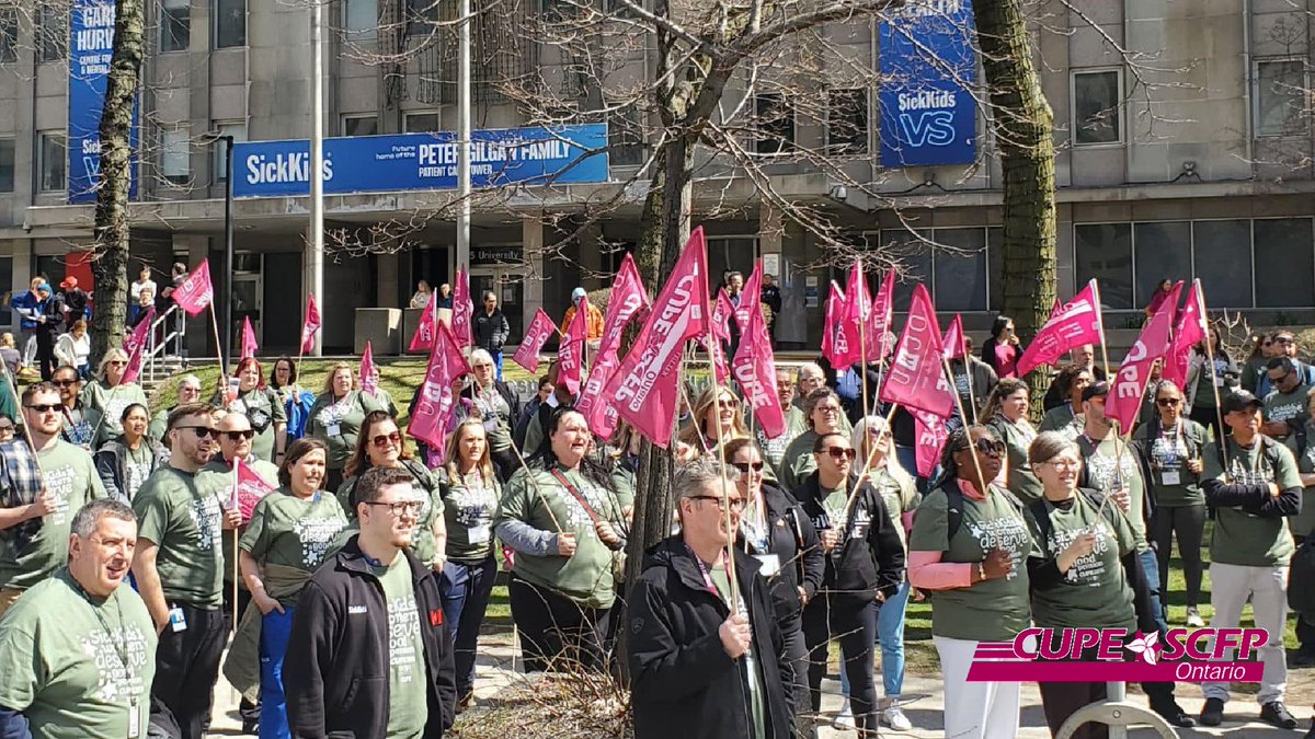 After more than a year of appeals to SickKids management virtually fell on deaf ears, the exasperated health care workers held a rally outside the hospital demanding a decent pension plan on Tuesday, April 9. The CUPE 2816 members are unhappy with the threadbare retirement…