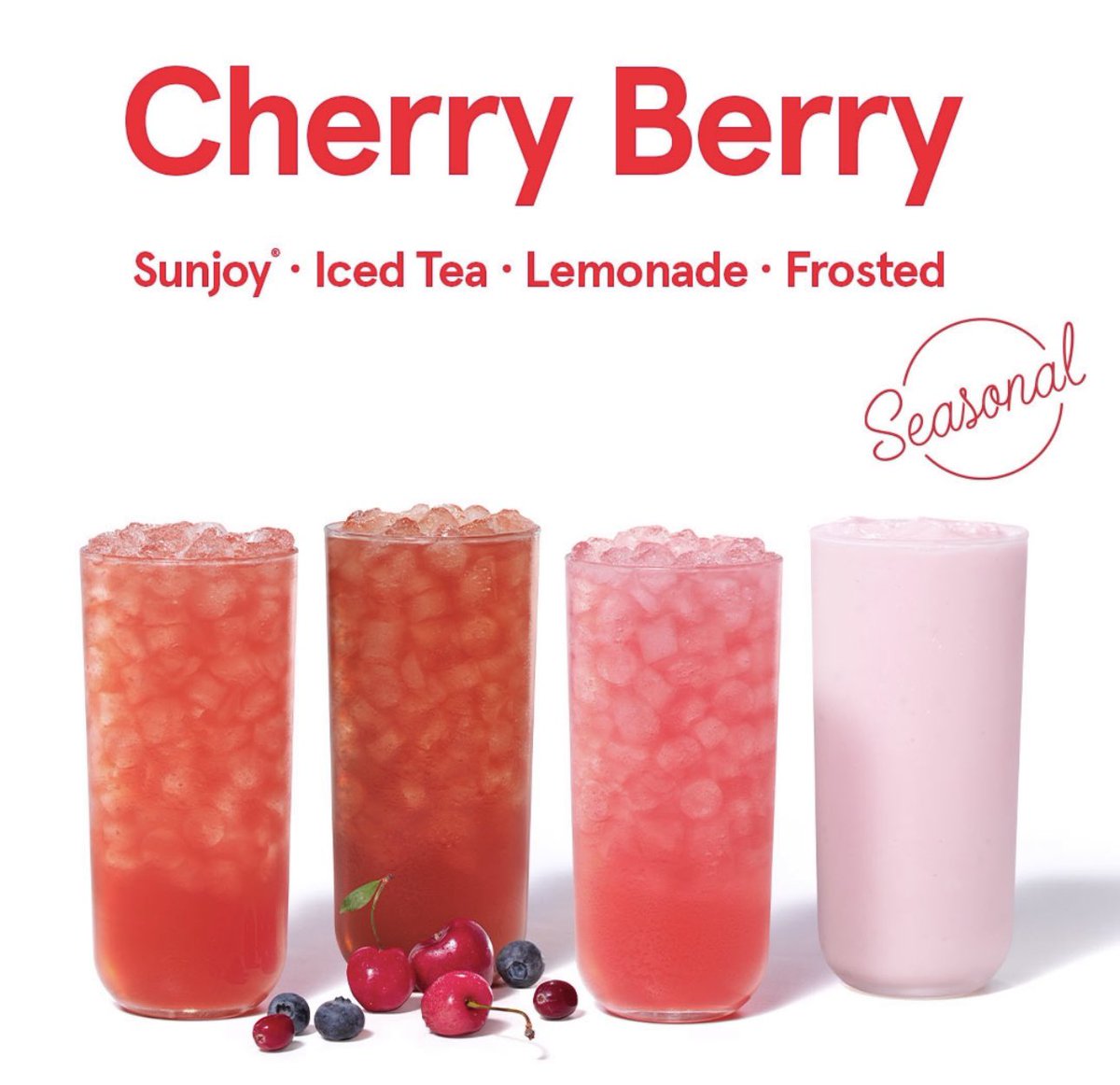 Sip into spring with our seasonal Cherry Berry beverage lineup 🍒 Which ones will you choose?