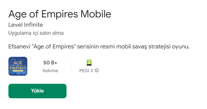 Age of Empires Mobile, erken erişim olarak Google Play'de kullanıcılara sunuldu.