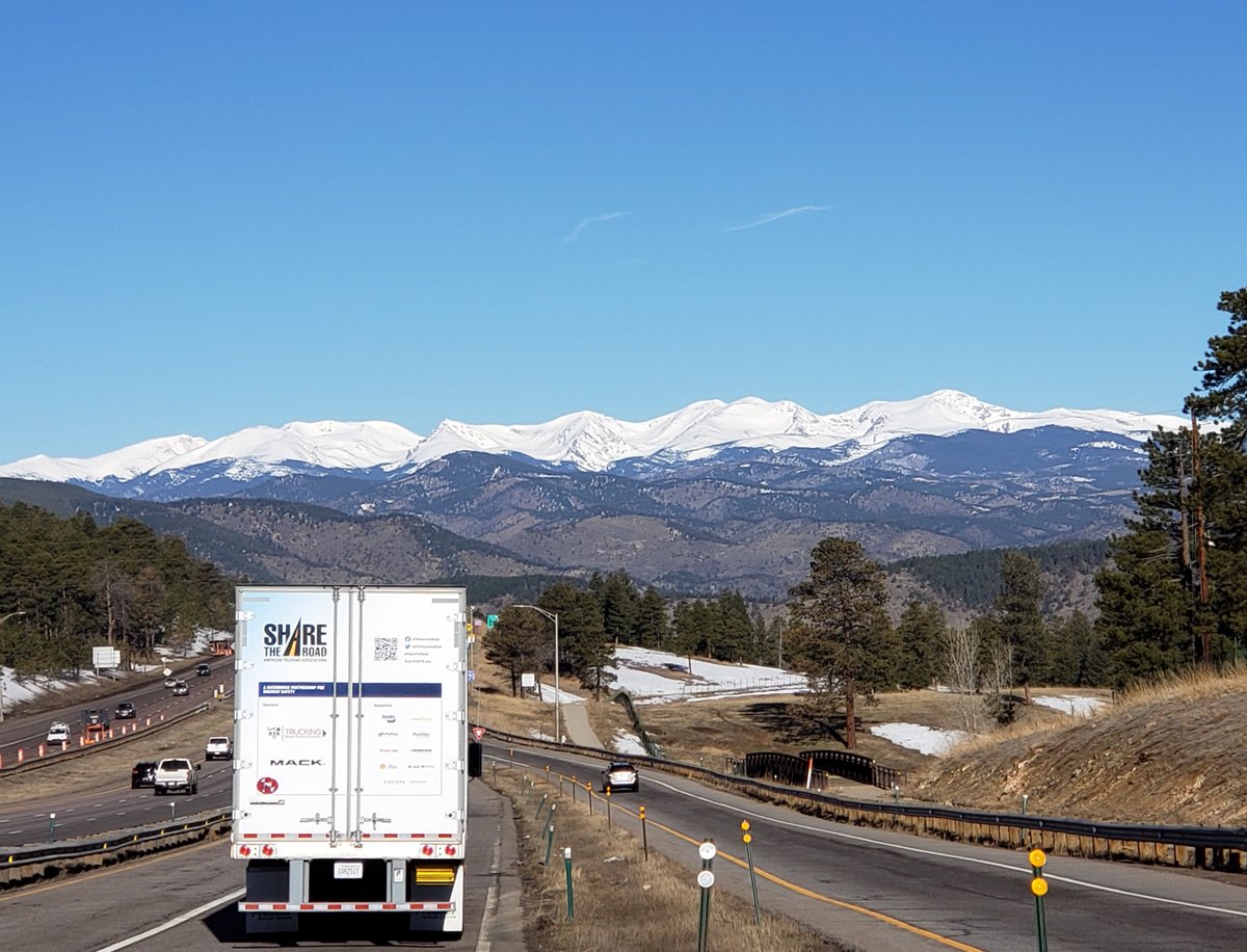 ATA Share the Road (@atasharetheroad) on Twitter photo The STR truck had a busy week! We kicked it off in the Rocky Mountains w/ <a href="/ColoradoDOT/">Colorado Department of Transportation (CDOT)</a> & Colorado Motor Carriers Association to film their annual Mountain Rules Safety Video! Following filming, the truck headed to the Nevada Truck Driving Championships w/ <a href="/Nevada_Trucking/">Nevada Trucking Association</a>! The STR truck had a busy week! We kicked it off in the Rocky Mountains w/ <a href="/ColoradoDOT/">Colorado Department of Transportation (CDOT)</a> & Colorado Motor Carriers Association to film their annual Mountain Rules Safety Video! Following filming, the truck headed to the Nevada Truck Driving Championships w/ <a href="/Nevada_Trucking/">Nevada Trucking Association</a>!