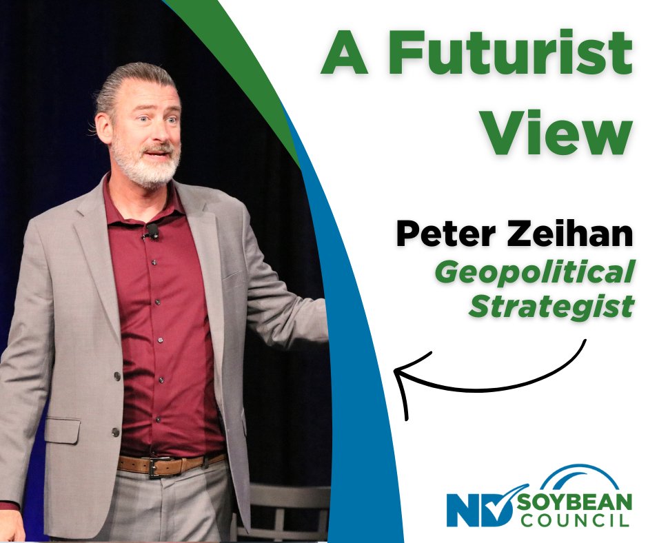 The 2024 Northern Corn and Soybean Expo keynote speaker @PeterZeihan spoke to over 600 attendees in February about thought-provoking global economic topics that will impact the coming years. To learn more about Zeihan and his eye-opening predictions, visit bit.ly/AFuturistView