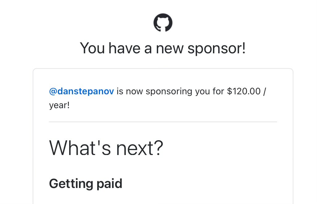 yoo thanks for the sponsorship @DanStepanov 🤩❤️