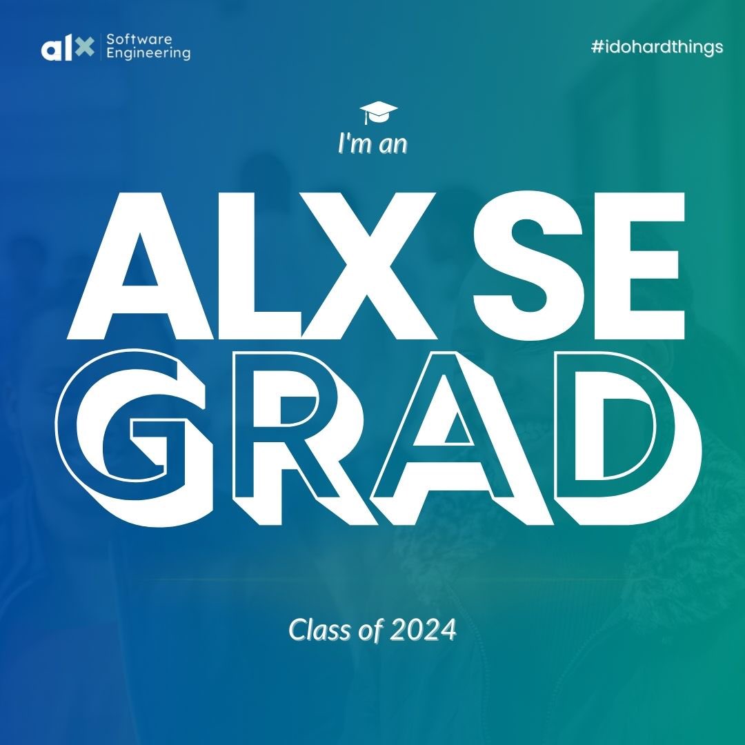 CodeMartino's tweet image. Congratulations to all graduates of #Cohort12 at #ALXSEs! We did it! It&apos;s still sinking in that I&apos;m now an #ALXGrad.
🥳🥳🥳🎊

#ALXSEGraduation #DoingHardThings #ALXSE #SoftwareEngineering