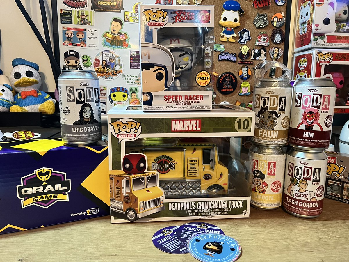 My hits playing the Marvel Funko Pops & Funko Sodas games - also won 350 tokens on @PlayGrailGame #funko #funkosoda #funkopops #funkofamily #funkocommunity #funkocollector #grailgame #playgrailgame