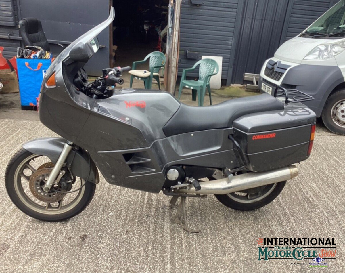 On eBay for just short of £4k: 1990 Norton Commnader 588 Rotary. Thoughts?

#classicbikeshows #motorcycle #motorbike #motorcyclelife #classicmotorcycle #classicbike #motorcycleclub #classicmotorcycles #motorbikelife #classicbikes #motorcycleevent