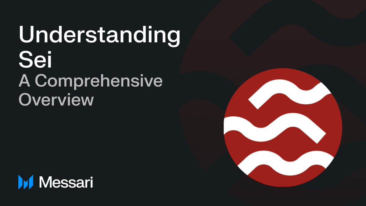 .@SeiNetwork is a L1 blockchain that aims to be the fastest network for exchanging digital assets with Twin-Turbo Consensus and transaction parallelization, which increase transaction efficiency and throughput.

Explore a comprehensive overview of Sei 👇
messari.io/article/unders…