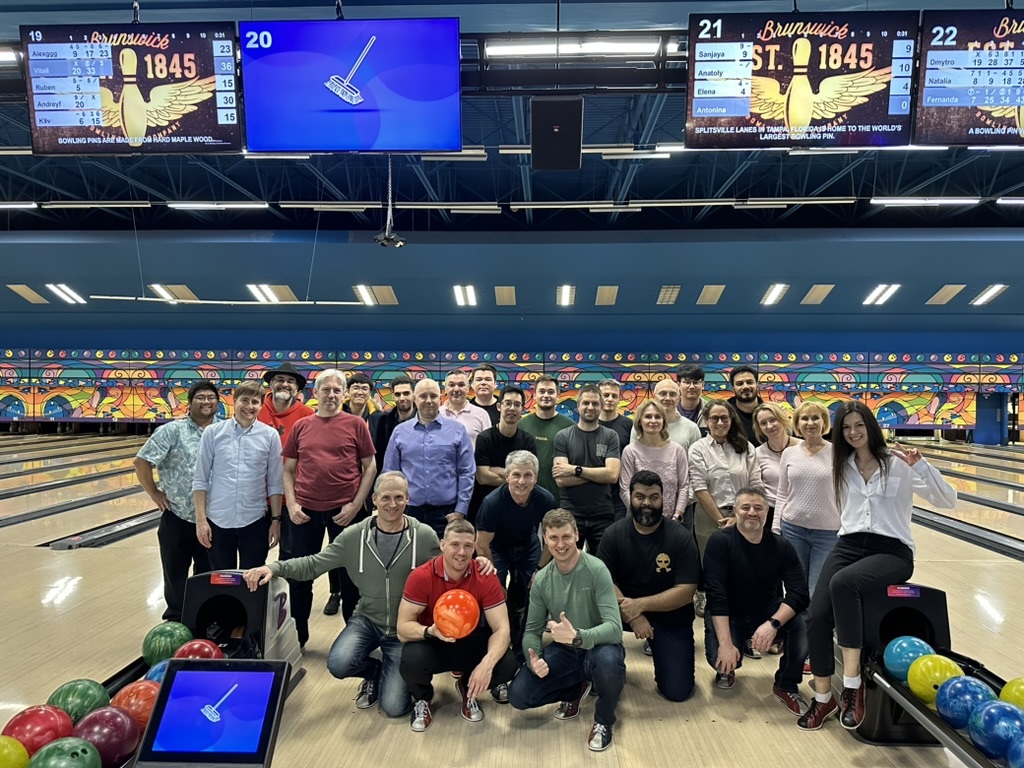 When PressReader goes bowling, pins will fall 💢🎳 Great to see our superstar Engineering and Product teams assemble for a day at the lanes. Thank you for everything you do!