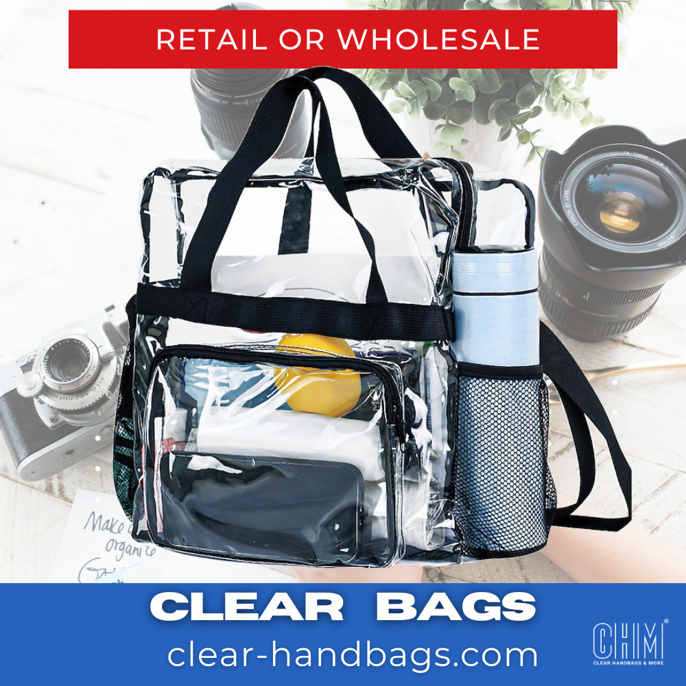 Clear Camera Bag
Wholesale pricing available on orders of 50+ units 
clear-handbags.com/collections/sp…
#clearcamerabag #clearplasticlunchbags #clearbagsforwomen #clearbagsforwork #cleardesignerpurse #transparentbag #designerclearhandbags #seethrupurse #wholesaleclearbags #stadiumbag