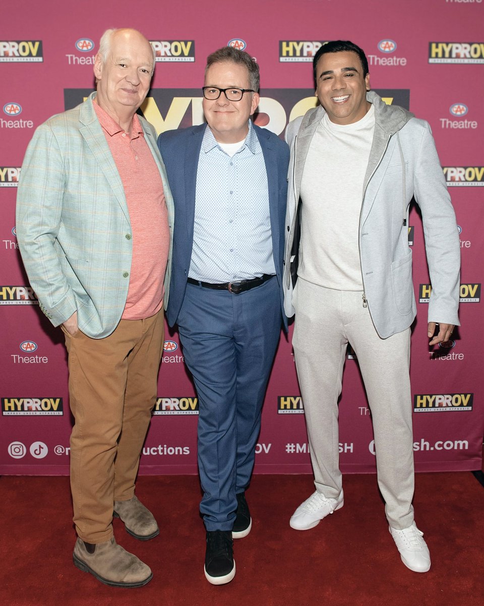 When I snap my fingers you will feel an overwhelming urge to get tickets to the hilariously good time that is <a href="/Hyprov/">HYPROV</a> starring Asad Mecci and the incomparable <a href="/colinmochrie/">Colin Mochrie</a> while it’s in Toronto at the CAA Theatre… 3… 2… 1… *snap*

Photo by <a href="/RyanEmberley/">Ryan Emberley</a>