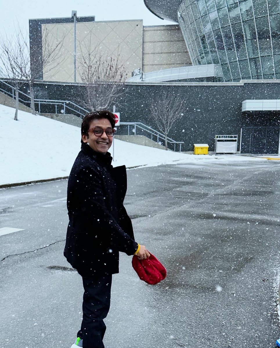 Snowflakes weave their silent magic, casting a spell on the world’s quiet canvas.” ❄️🌟 #throwbackthursday #paraggmehta #paraggmehtacastingg #canada