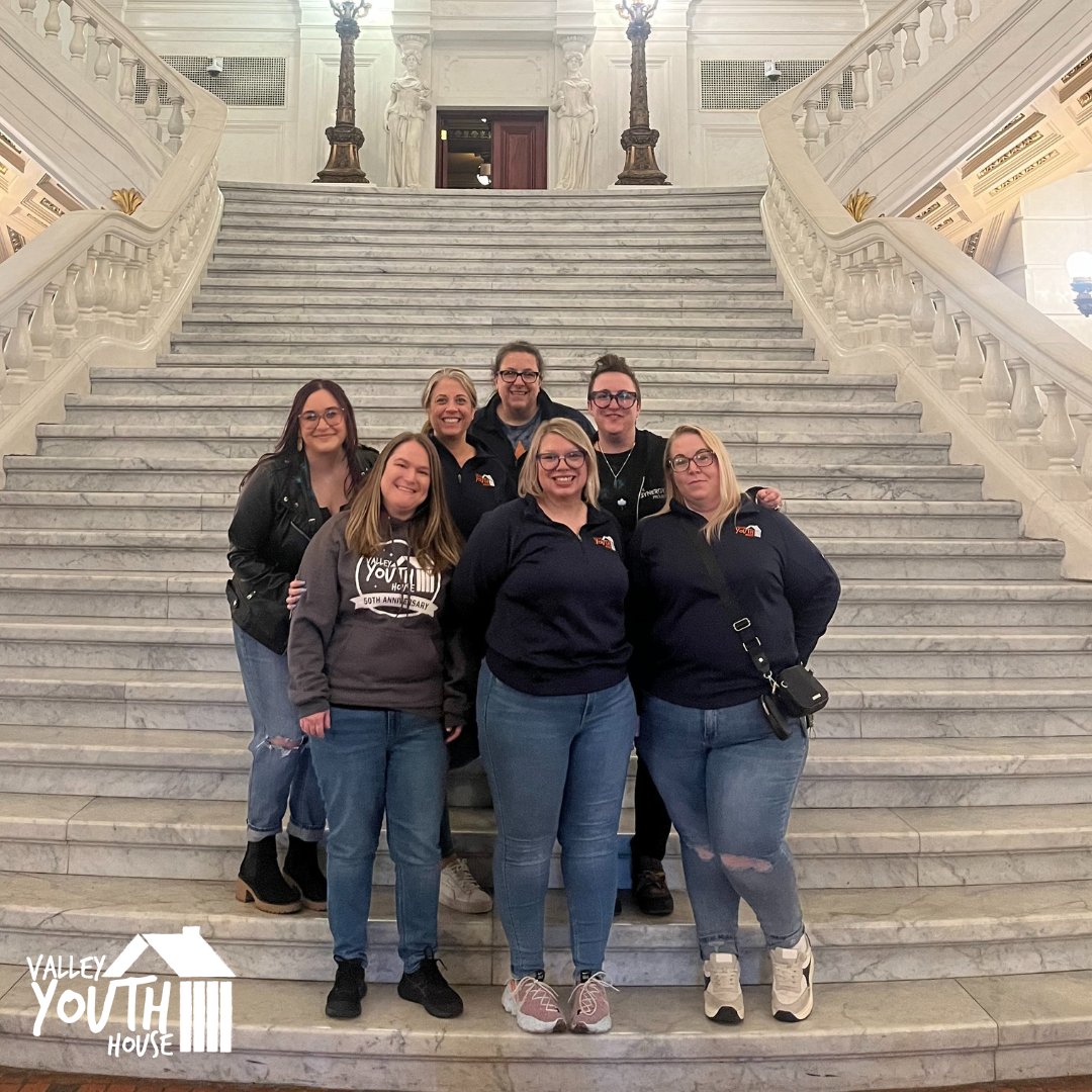 In the heart of Harrisburg, our dedicated Valley Youth House team stood in solidarity at the ECYEH (Education for Children and Youth Experiencing Homelessness) funding press conference. 🏛️

#ValleyYouthHouse #ECYEH #EducationalSuccess #YouthAdvocacy #StateFunding #Pennsylvania