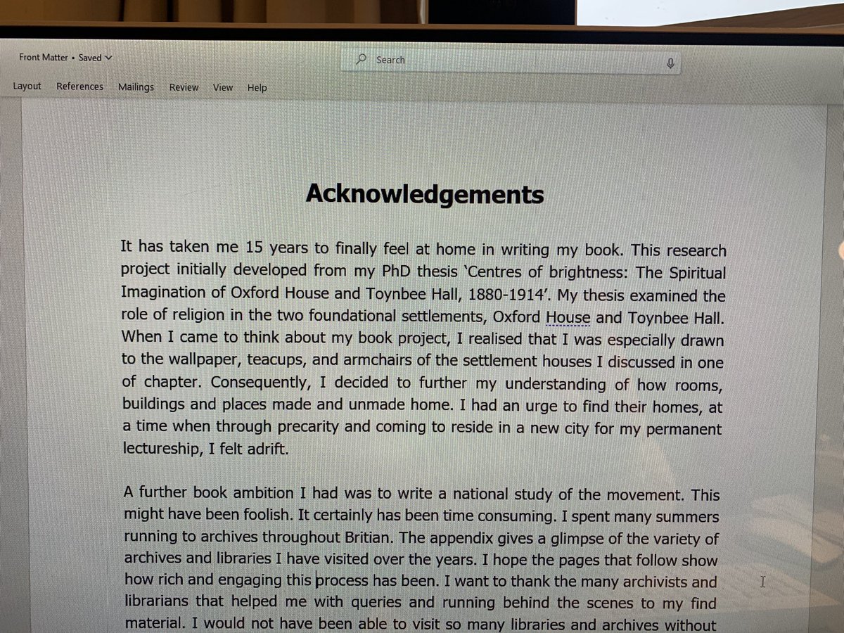 I couldn’t face doing any book writing today so I decided to write my acknowledgments instead AND if that’s not a personal promise to get my book done and dusted fairly soonish I don’t know what is.