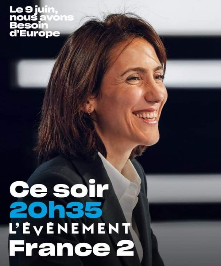 Ce soir a 20h35 sur France 2, soutien a notre candidate #ValerieHayer .

#BesoinDEurope