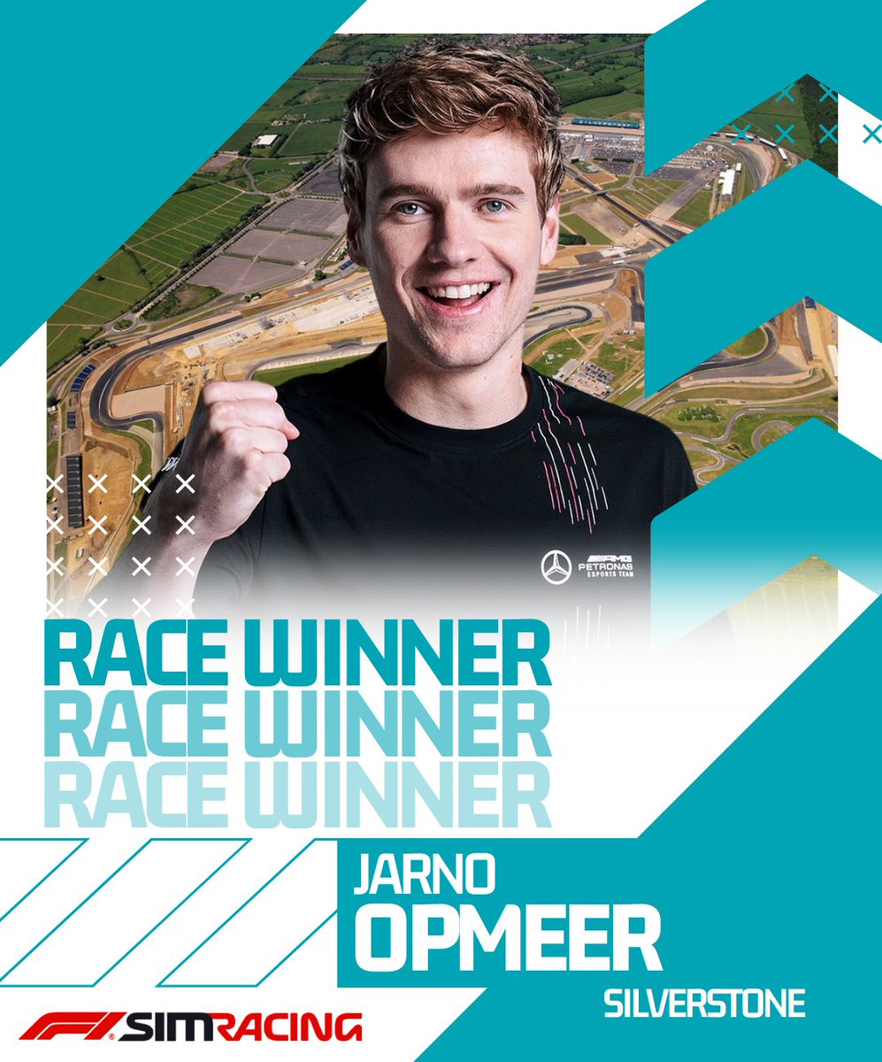 WHAT. A. PERFORMANCE.

Jarno Opmeer 🇳🇱 wins the F1 Sim Racing British Grand Prix 2024 👏 A birthday to remember! 

#F1Esports #JarnoOpmeer