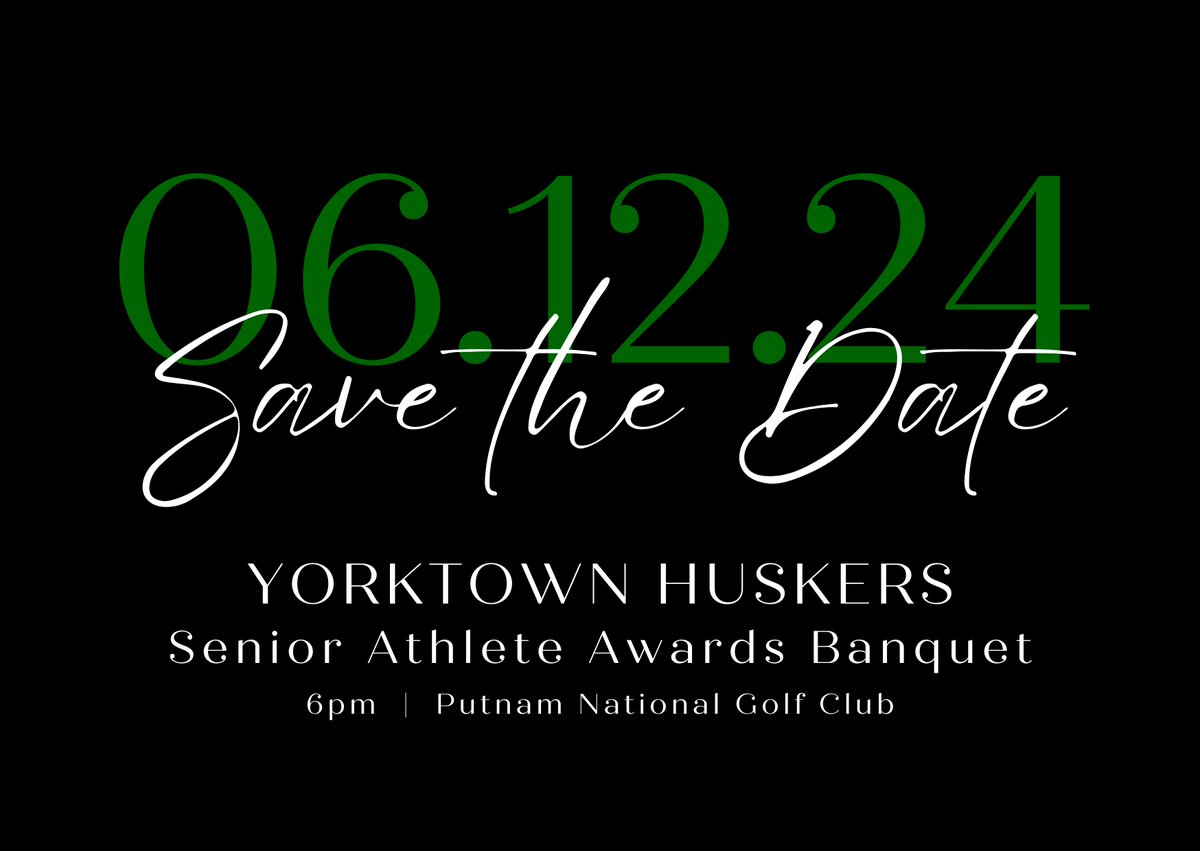 Save the Date!  🌽🥳
@YCSD_Athletics @YHSDeGennaro