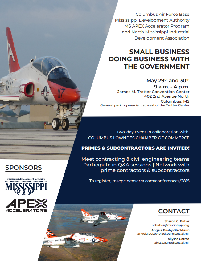 Save the date and plan to attend! This is an amazing opportunity for small business owners to find out more about doing business with the government!