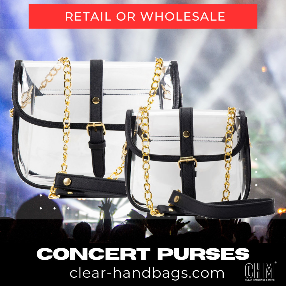 Clear Concert Bags
Wholesale pricing available on orders of 50+ units 
clear-handbags.com/collections/cl…
#clearconcertbags #clearplasticlunchbags #clearbagsforwomen #clearbagsforwork #cleardesignerpurse #transparentbag #designerclearhandbags #seethrupurse #wholesaleclearbags #stadiumbag