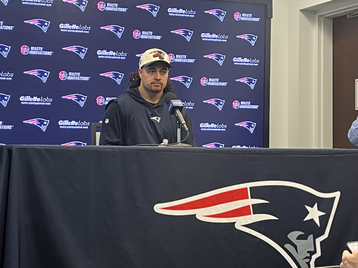 New #Patriots LB Sione Takitaki: “Just want to say I'm excited to be here.” Says he grew up watching fellow linebackers Jerod Mayo and Dont’a Hightower and is excited to be coached by them.