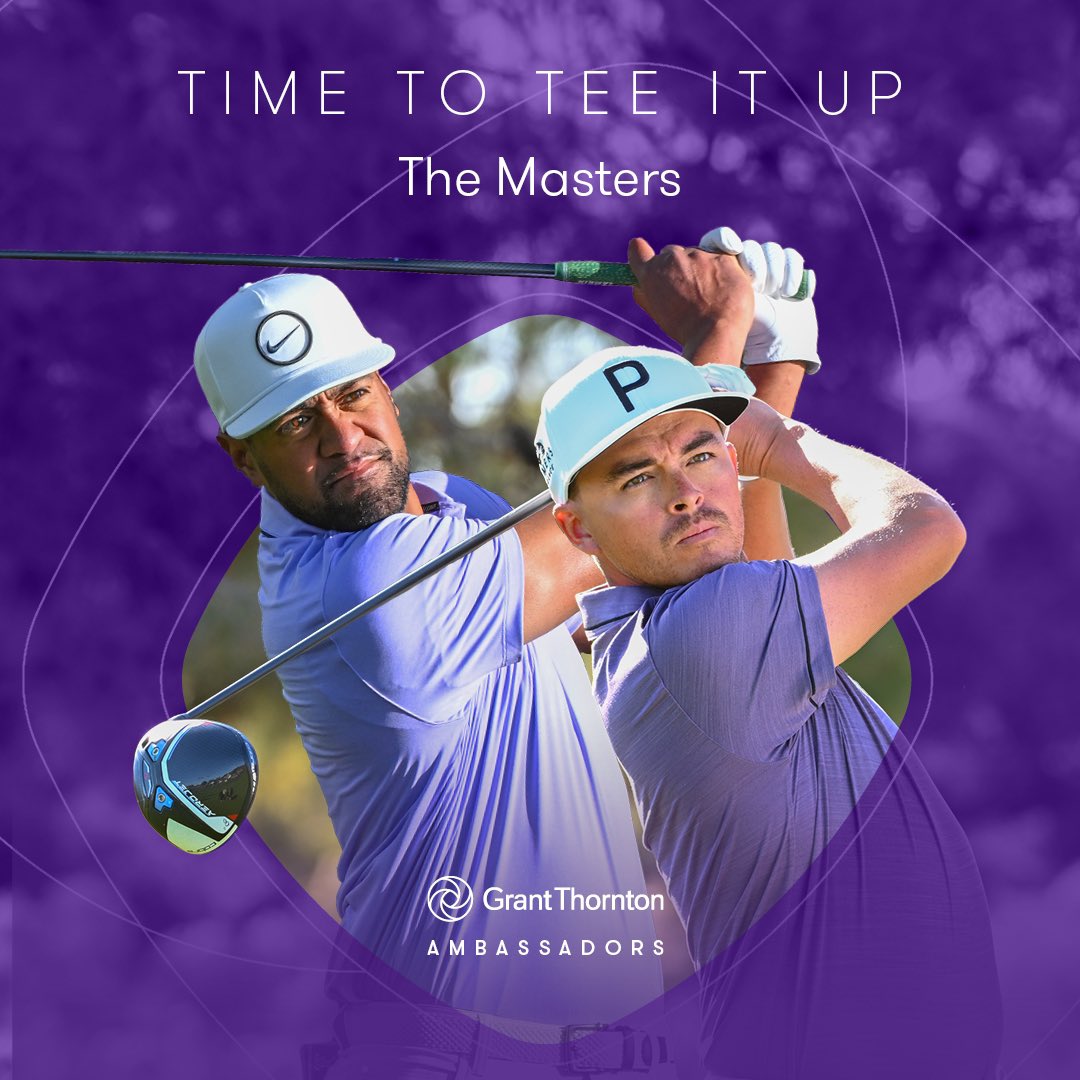 The azaleas are in full bloom and our ambassadors @RickieFowler and @tonyfinaugolf are teeing off today in Augusta for the first major of the year. Tune in for a tournament like no other and join us in cheering them on! #TheMasters #GTambassadors