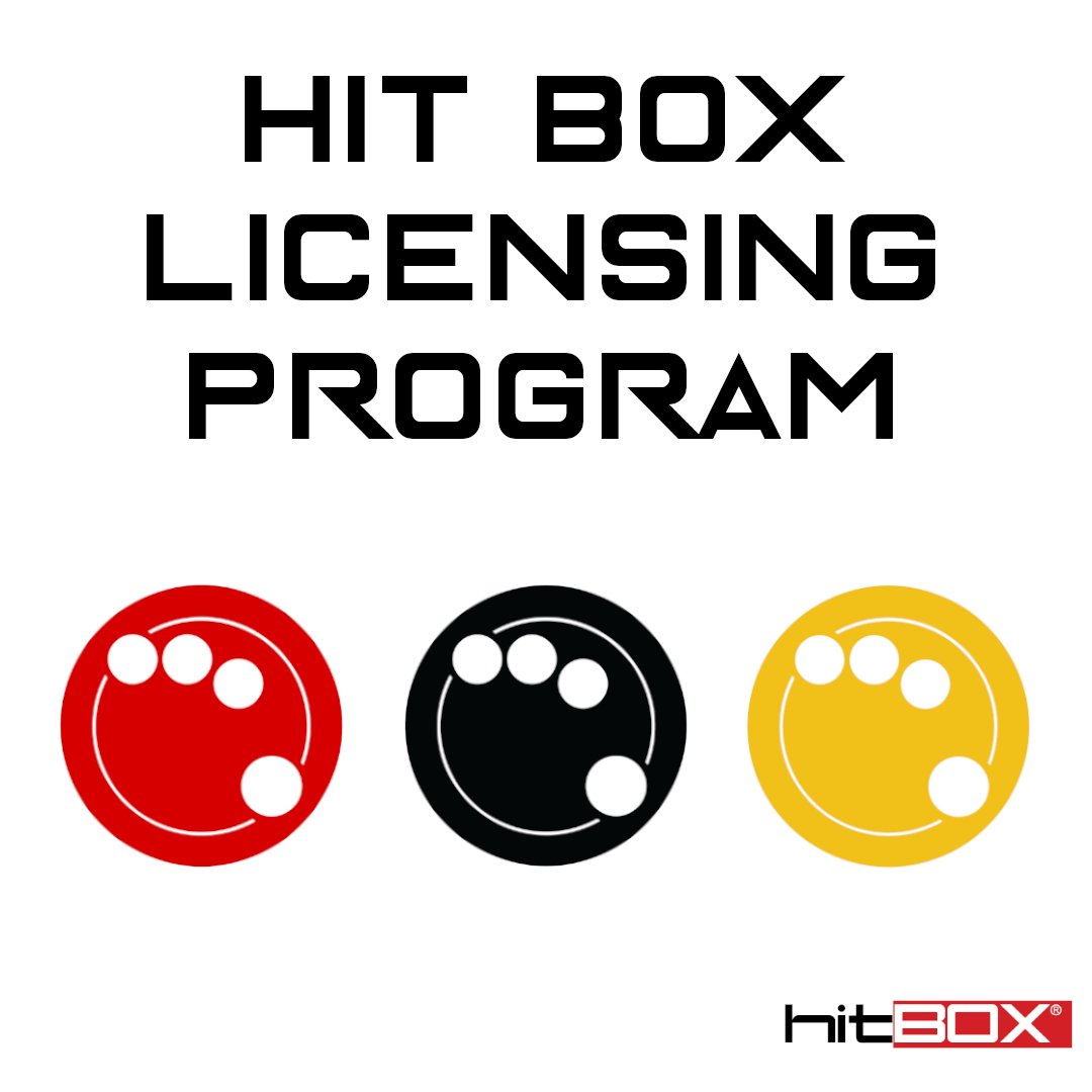 We are proud to announce the Hit Box Licensing Program! Titan or tiny, if you would like to inquire further about the Hit Box Licensing Program, please email us at community@hitboxarcade.com. We look forward to hearing from you. hitboxarcade.com/licensing #HitBox