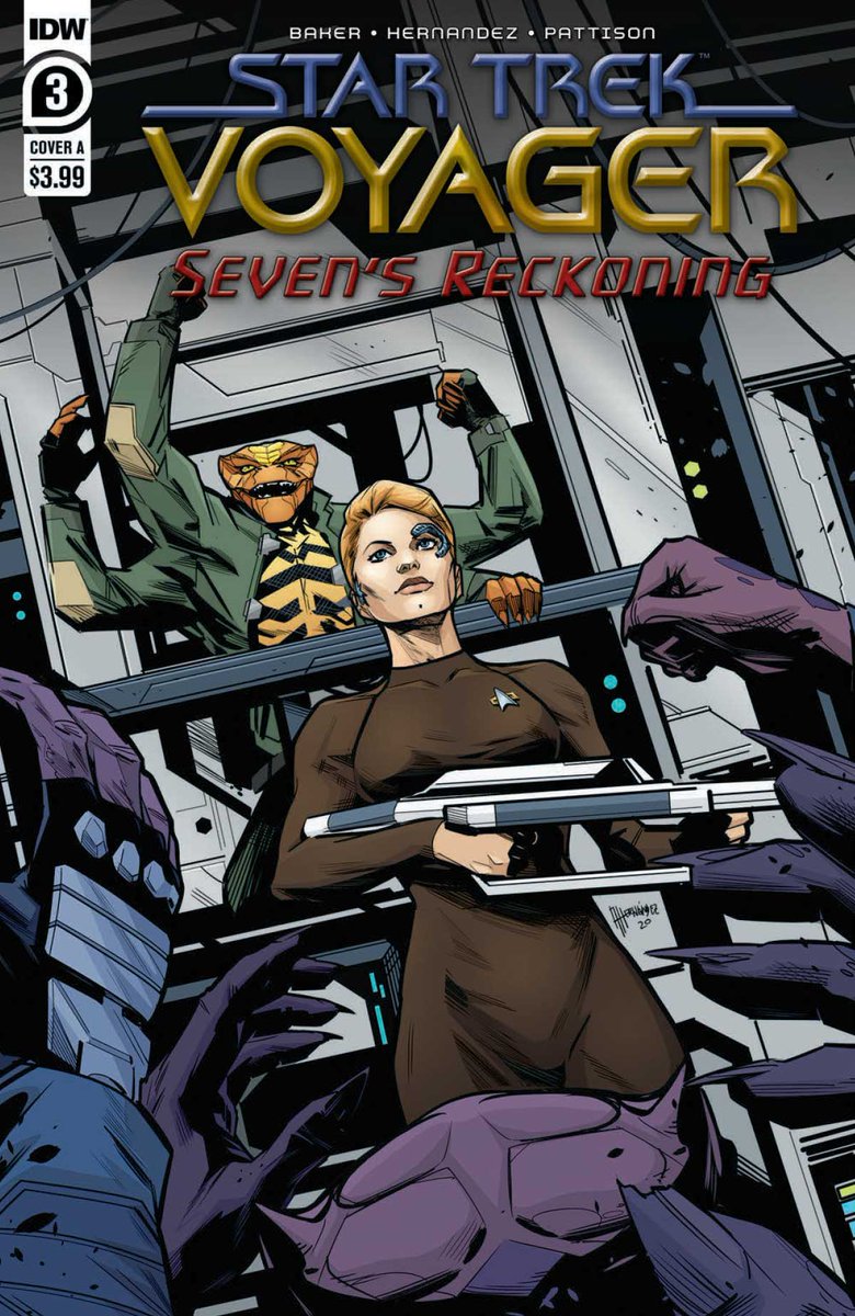 _MichaelDismuke's tweet photo. Continuing my Seven of Nine Week Celebration with a nod to her stories in other media; from books, to comics, to video games, the future Captain has had plenty of adventures. Which of them is your favorite? https://t.co/QcV9gJqV6p
