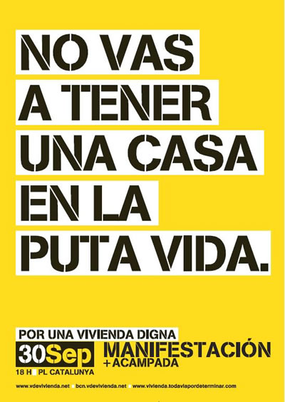 Este cartel es de 2006, cuándo miles de jóvenes salieron a las calles para exigir que la vivienda fuera un derecho para todas, no el negocio de unos pocos. La situación hoy está infinitamente peor, sin embargo en el PSOE nos siguen dando la misma respuesta👇