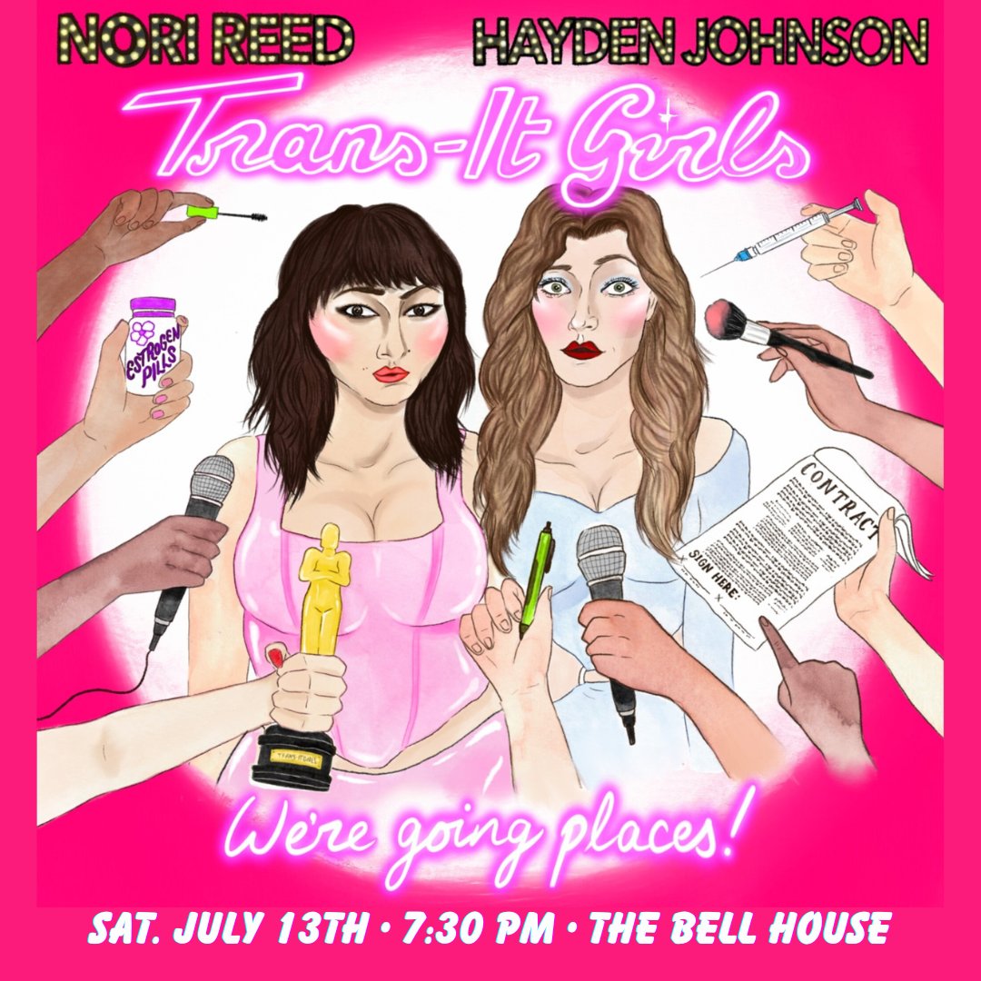 JUST ANNOUNCED! Trans-It Girls with @realnorireed & @hayden_johnson_ on Saturday, July 13th! Tickets on sale now: tinyurl.com/mv57b449