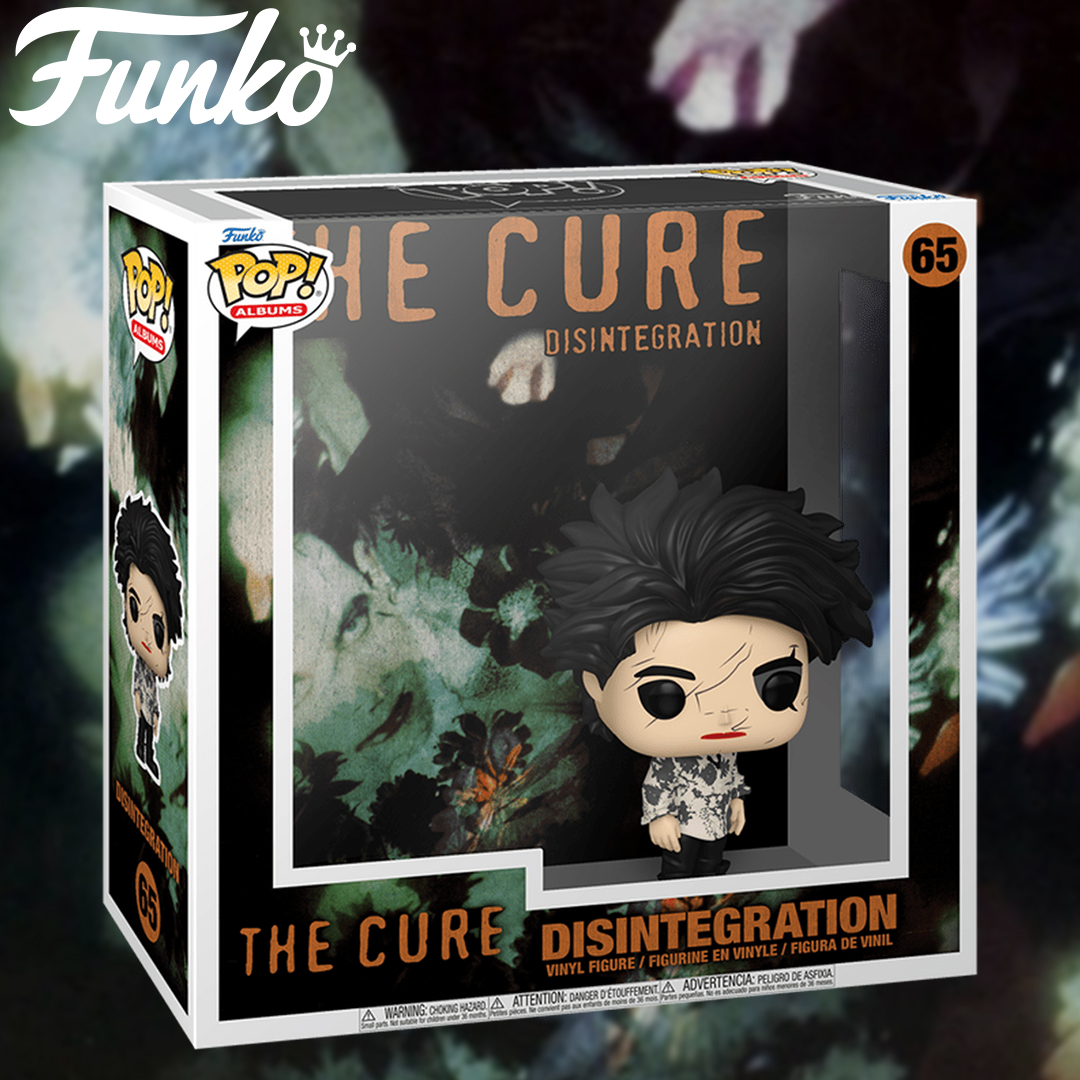 🎸✨ Dive into nostalgia with The Cure's Disintegration Pop! Album Cover! A must-have for your Pop! Rocks lineup. Bring the iconic vibes of the '80s to your music collection today. 🎶🖤 #FunkoPOP 🔗 ow.ly/vWUA50Re7fe