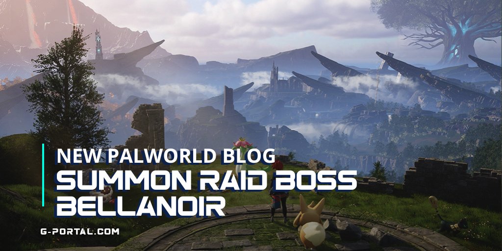 Have you already tried out the Bellanoir raid boss in #Palworld? 😈 If not, we'll tell you how to summon the boss and try your luck at it. More info in our new blog. g-portal.com/en/blog/palwor…