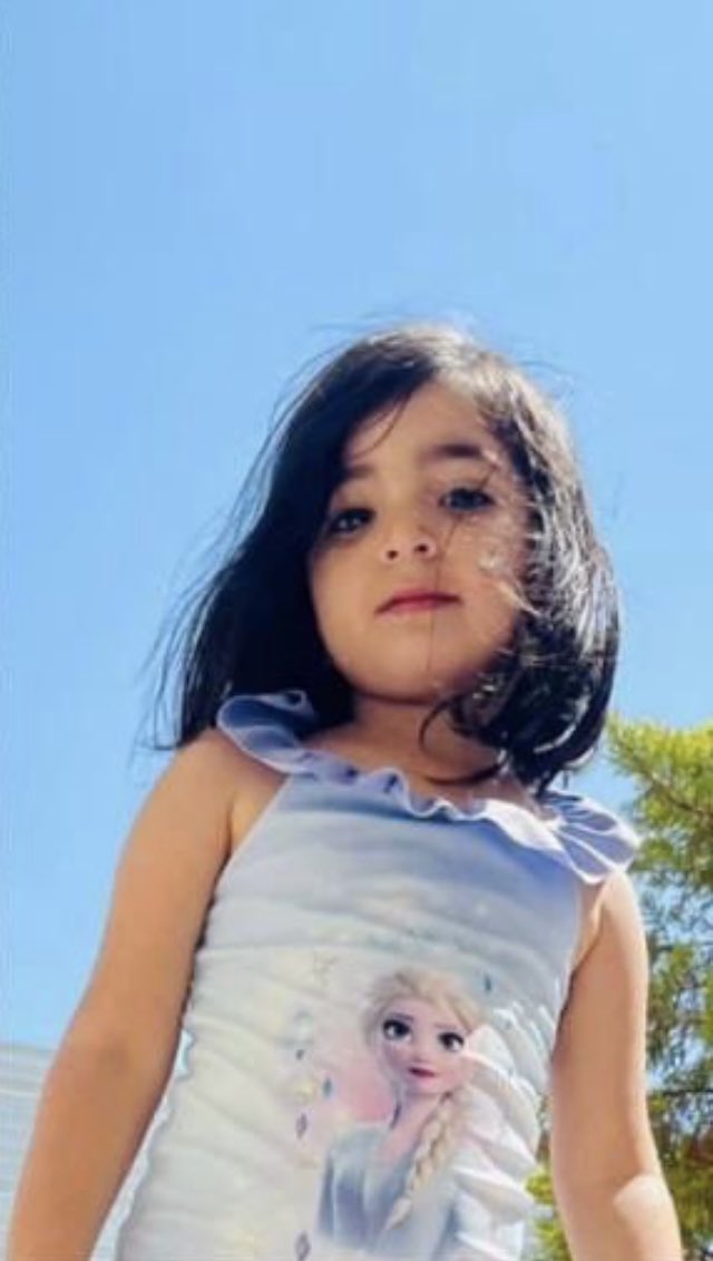 Laissez-moi-vous conter la courte histoire de Nagham Refaat Abu Shab, 3 ans. 
Une jeune fille brillante de joie. 
D'un esprit vif, elle rêvait déjà de sa rentrée prochaine à la maternelle et avait déjà mémorisé les drapeaux et les capitales de plusieurs pays. 
À son jeune, elle…