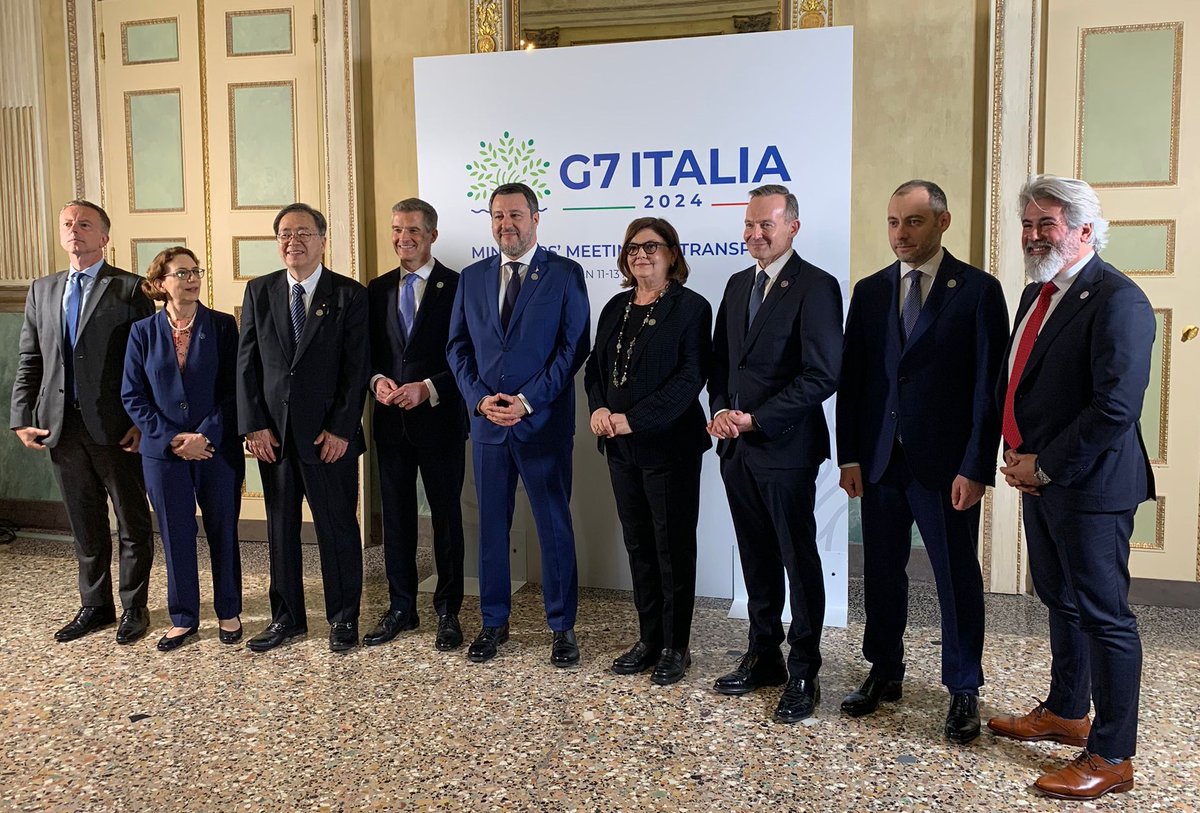 Minister Rodriguez participated in the @G7 welcome ceremony in Milan, Italy today.