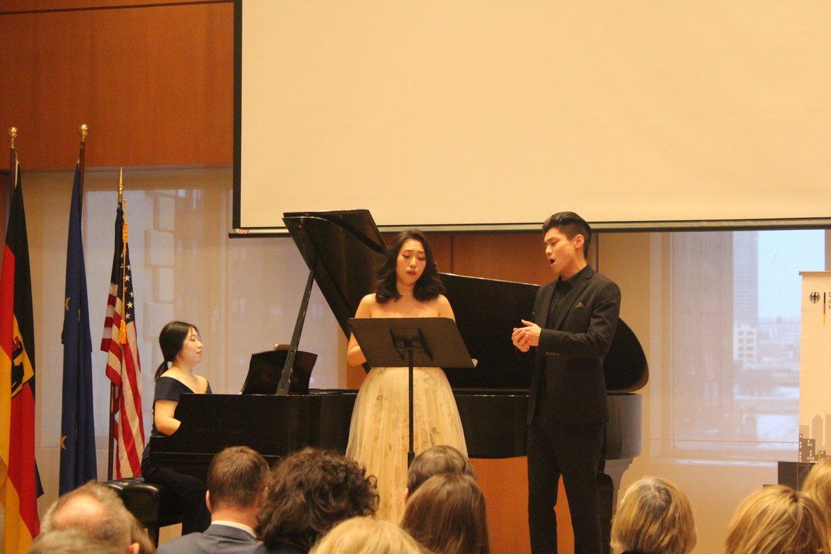🎶Looking back on an enchanting evening as @MannesCollege artists took us on a mesmerizing journey through time, weaving melodies inspired by Goethe's Fictional Muses, bridging past and present. 🎹⭐️ Photo credit: Marie Burckhardt