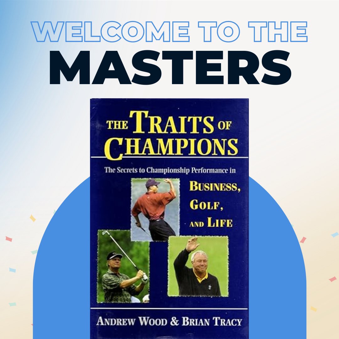 Dive into the winning mindset of champions... just in time for the Masters Tournament! 🏆 Elevate your game with my book, 'The Traits of Champions.' Discover how to improve your communication skills and how to win others over to your side: bit.ly/3viDivU