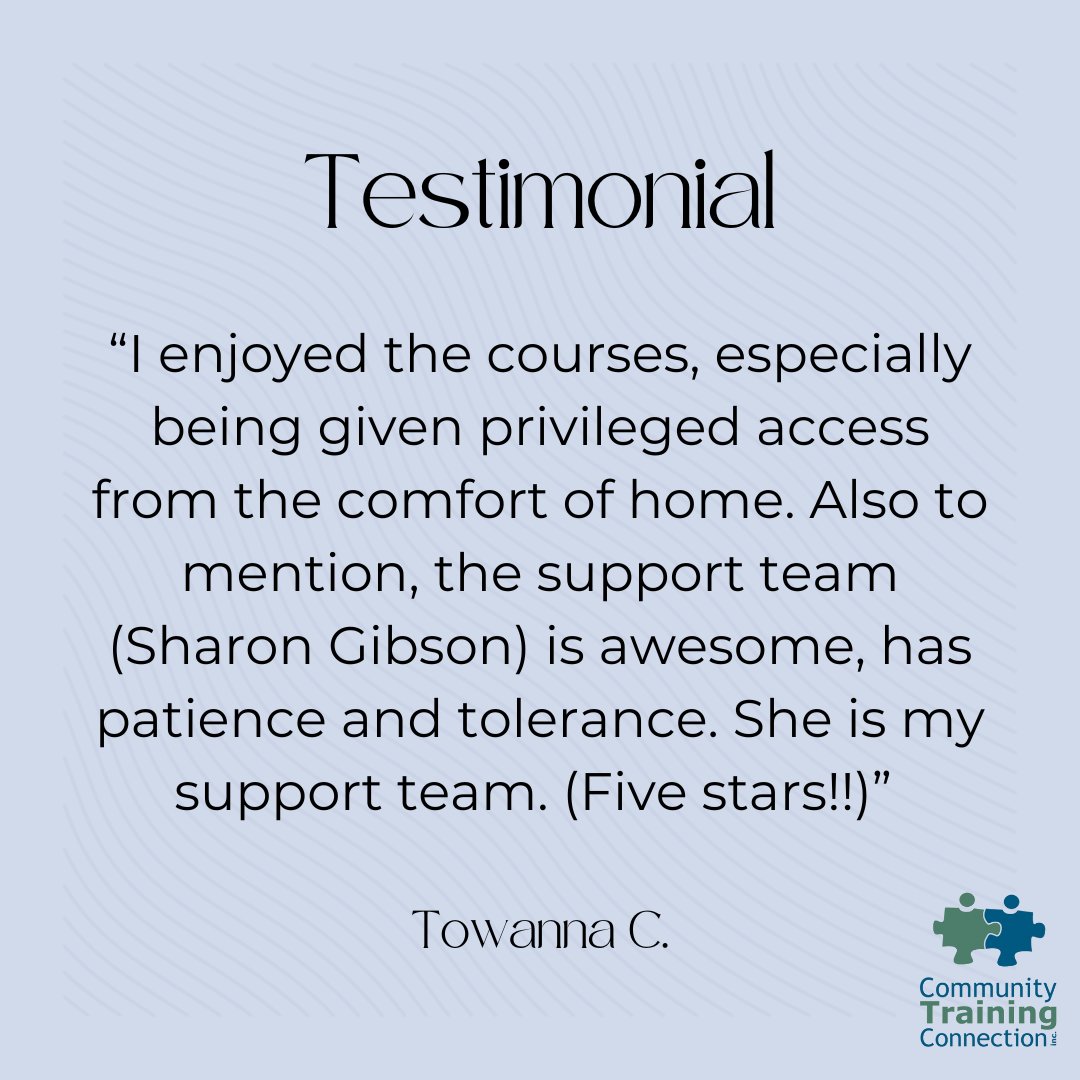 We pride ourselves on our fantastic staff! Big Thank You to our wonderful Vice President of Projects, Sharon Gibson!

#caregivingtraining #assistedliving #employeespotlight #testimonial