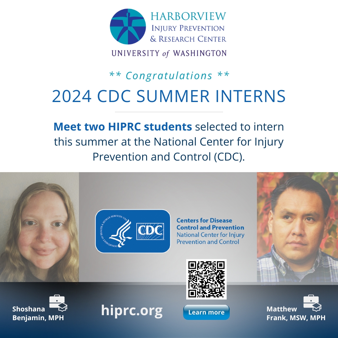 We’re excited to announce 📢 TWO @HIPRC Trainees have been selected for the 2024 #Internship @cdcinjury @cdcgov this #summer 🙌🏼 CONGRATS, Shoshana & Matthew >> hiprc.org/blog/2024-cdc-…