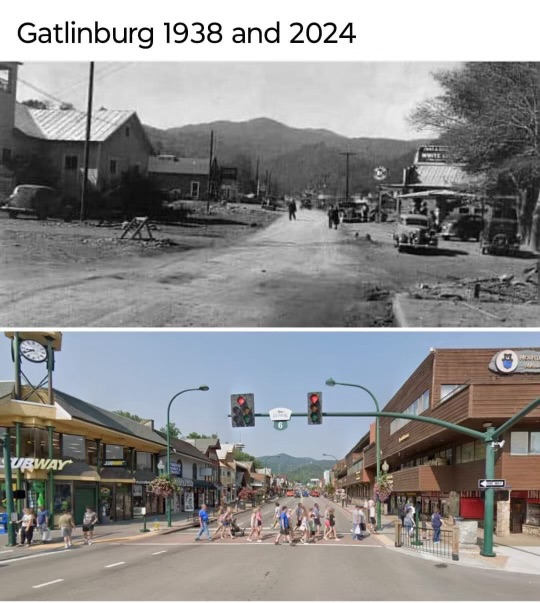 What a difference 86 years can make.

#gatlinburg