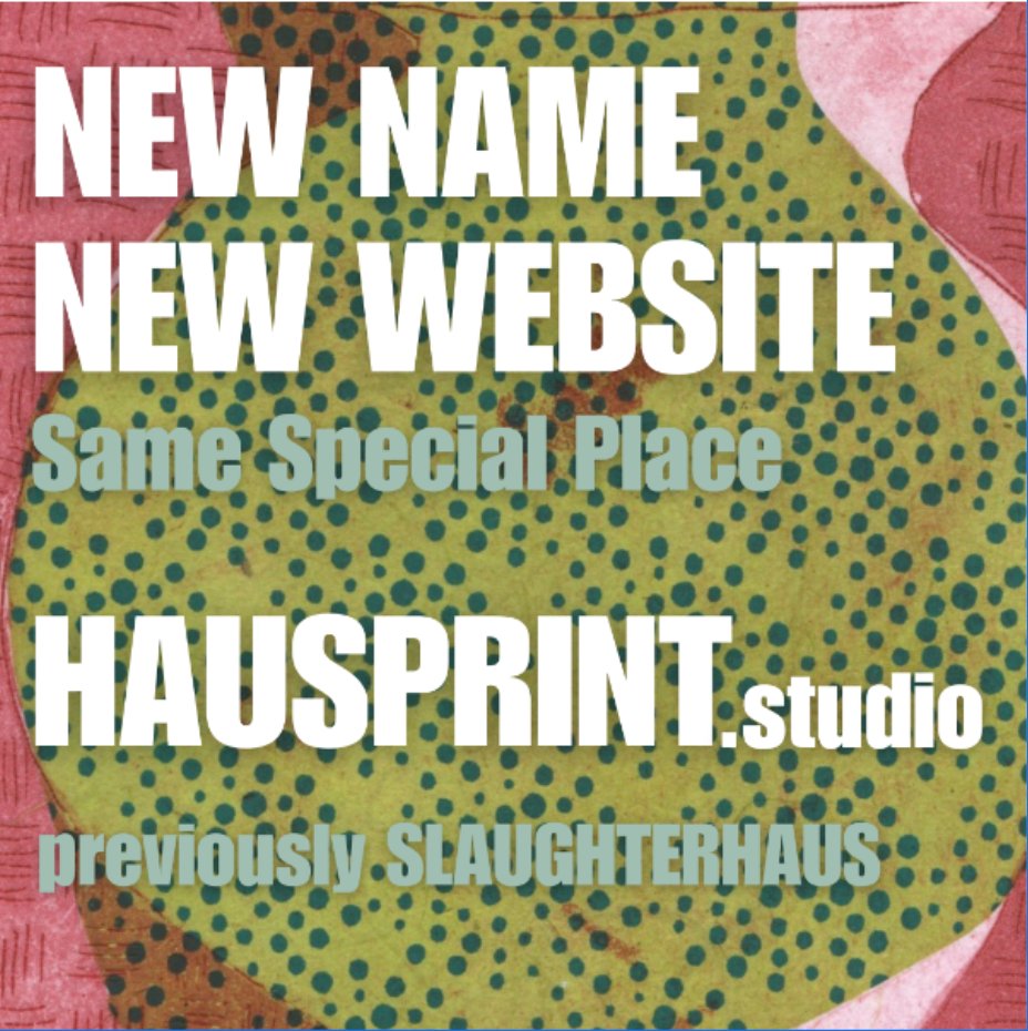 Be on the lookout for our new website launch coming up at the end of the week. We'd love to hear your thoughts on it. Introducing HAUSPRINT as our new brand name!