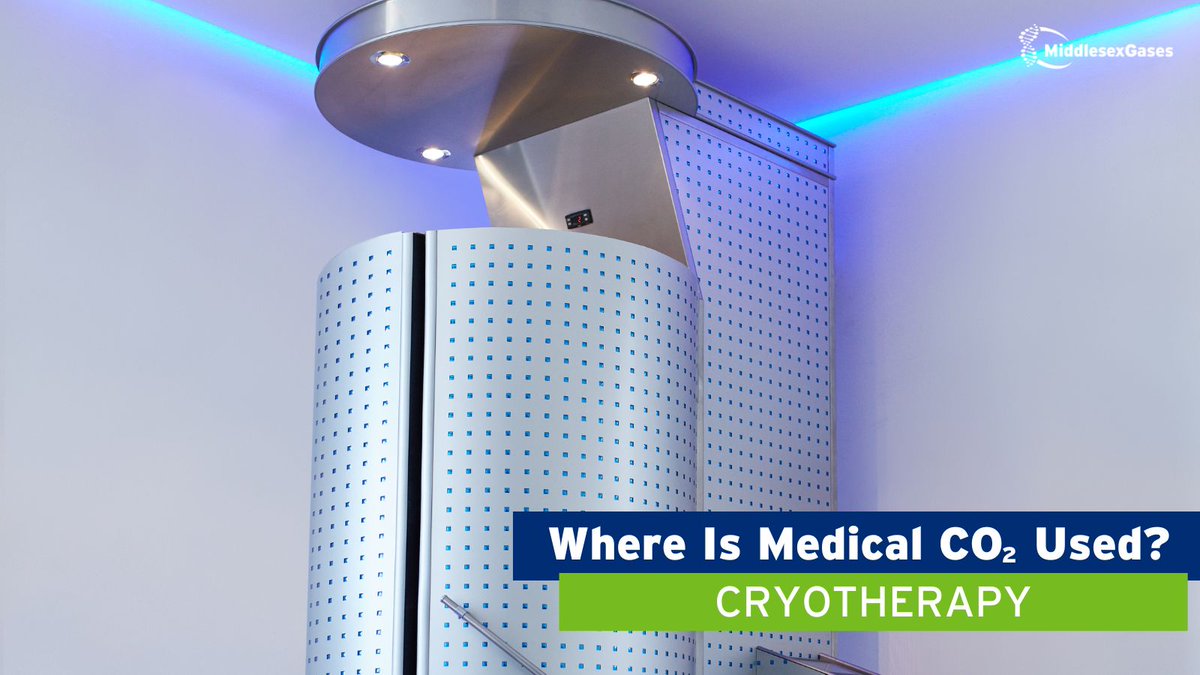 Medical CO2 is seen in so many applications in the healthcare industry, including #cryotherapy. Learn about Middlesex Gases' medical CO2: bit.ly/3TooNOW.