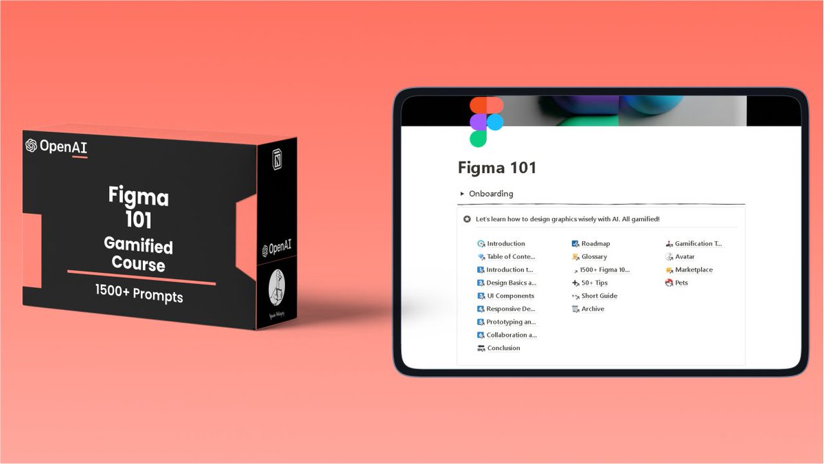 Figma is the ultimate design tool. But most people don't know how to use it. That's why I built Figma 101: • 1,500+ prompts • 10+ videos • 6+ lessons For the next 48 hours only, it's FREE! Just: • Follow • Like & share • Reply 'Figma' I'll DM you.