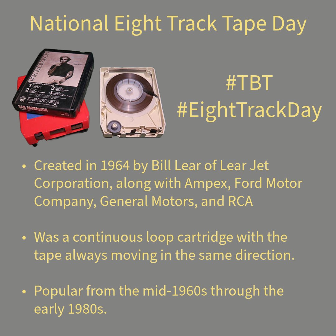 sunbeltpub's tweet image. National Eight Track Tape Day on this Throwback Thursday!
#EightTrackDay, #TBT, #Sunbeltpub
sunbeltpublications.com