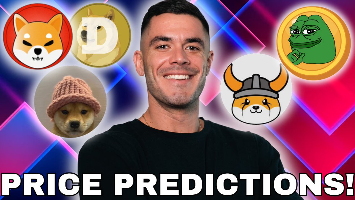 What will the top memecoins all time high be at the peak of the cycle in 2025?! In this new video, I give my price predictions for $DOGE, $SHIB, $WIF, $PEPE & $FLOKI Full video: youtu.be/KLfikachCOM