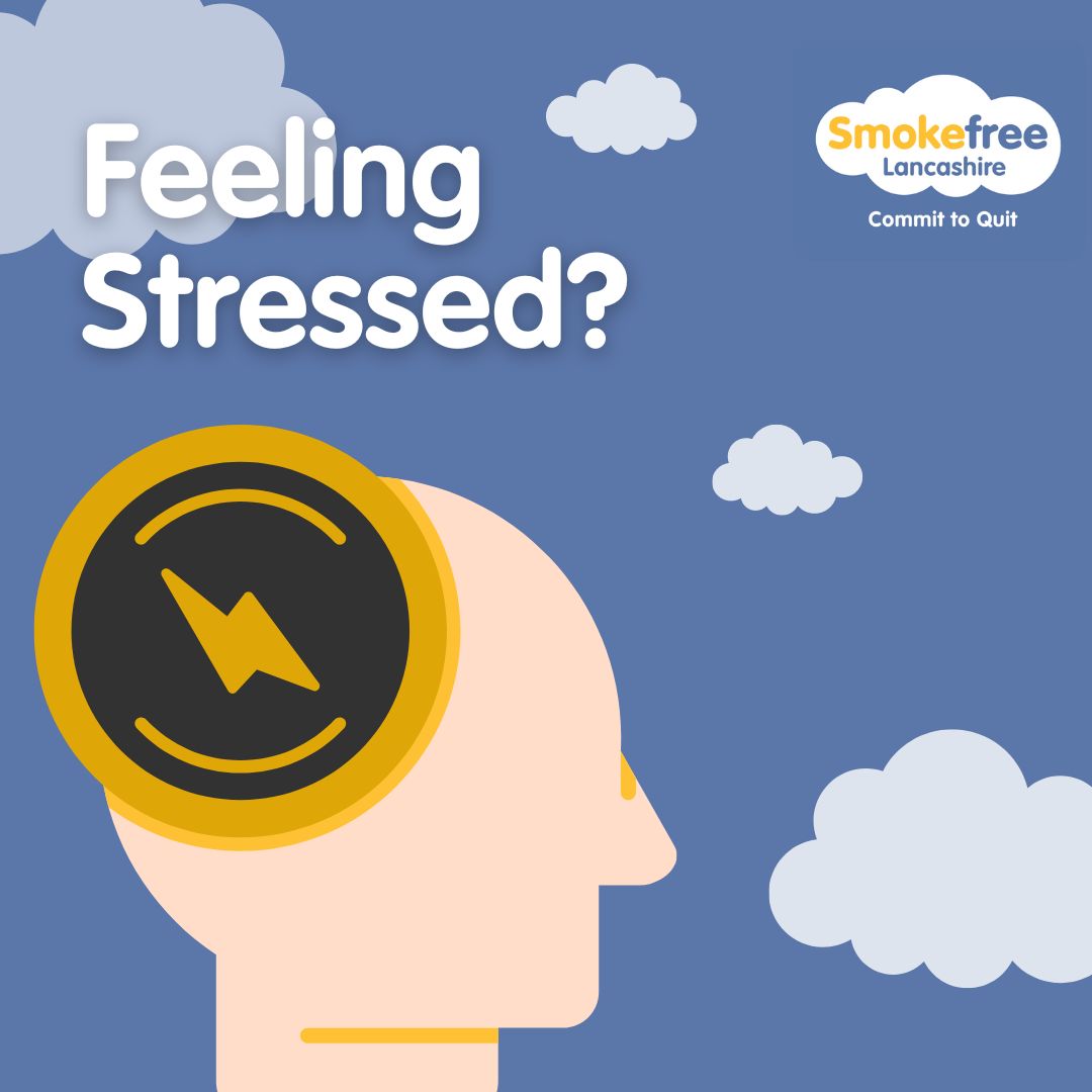 Feeling stressed? Reach out to Smokefree Lancashire for support and guidance during Stress Awareness Month. Together, we'll develop strategies to manage stress without relying on cigarettes. 🌟 #SmokefreeLancashire #StressAwareness