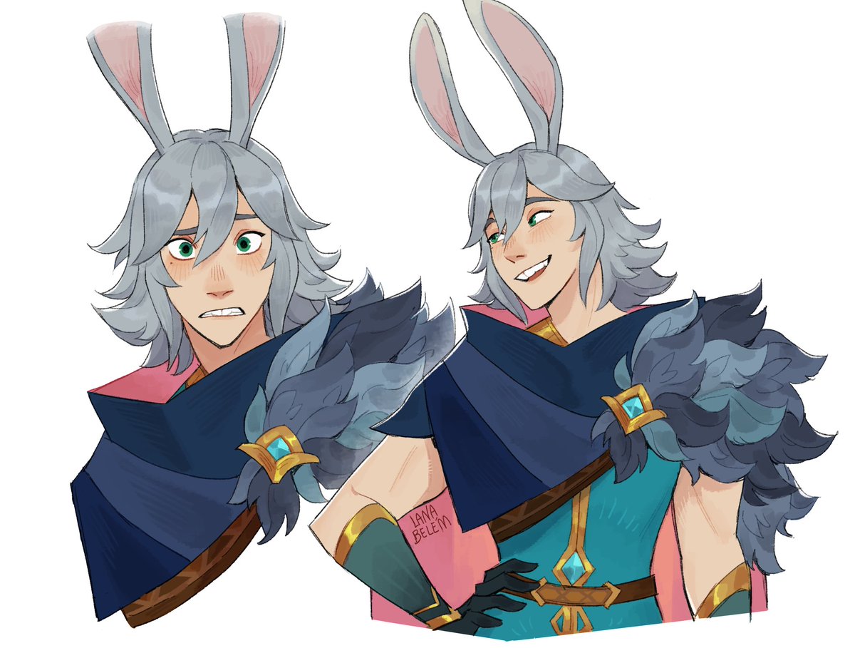 It's lord bunny ears 🐰!?!? Lorsan playable when.. i wait for the day <\3 #AFKJourney