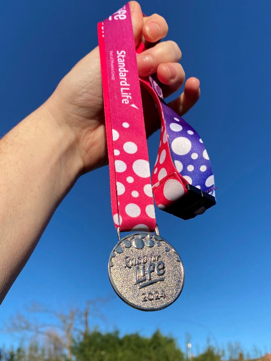 2024 medal reveal! 👀🤩 We're SO excited to share with you this year's #RaceforLife medal. Whether you're adding to your collection or it's your first, we hope you love it as much as we do! Which event have you signed up to this summer? Let us know below 👇