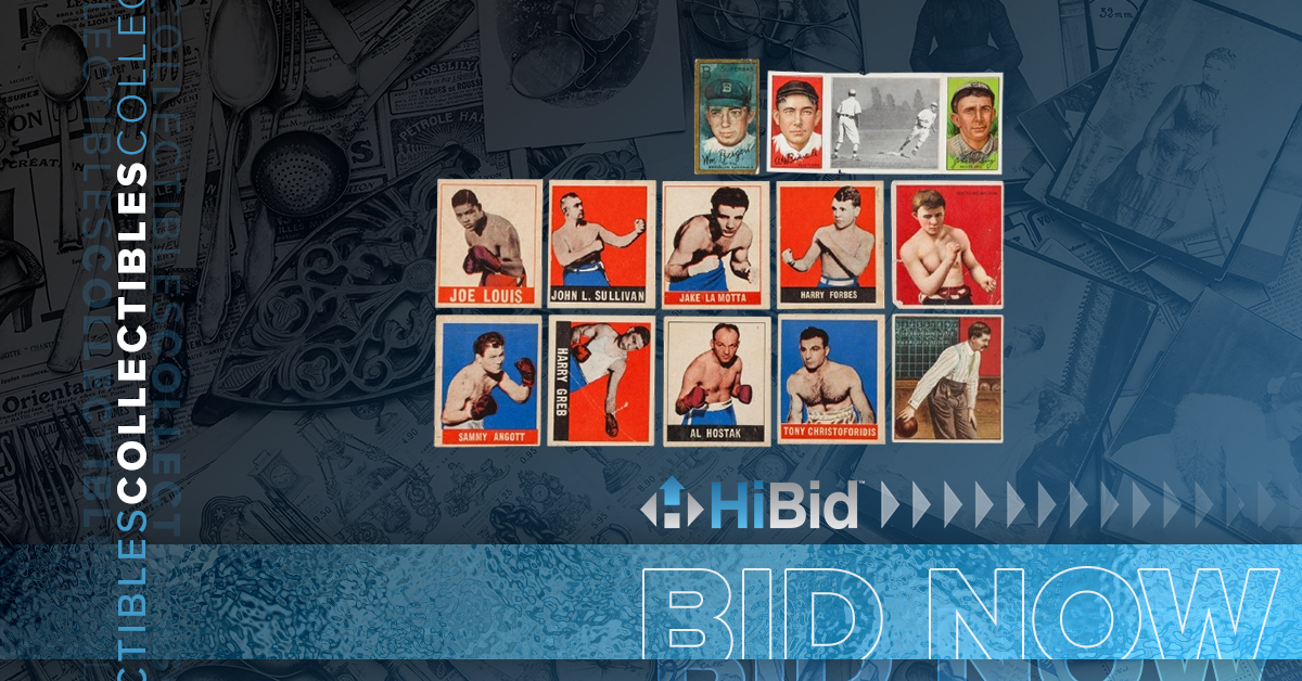 Vintage Boxing & Baseball Cards! Auctioneer: Hradil Auction Company Online Only Auction - Ends: 4/13/2024 View Lot: tinyurl.com/yxyk6yep 👈 #HiBid #HiBidAuctions #SportsCards #Boxing #Baseball #Collectibles #Auction #Bid