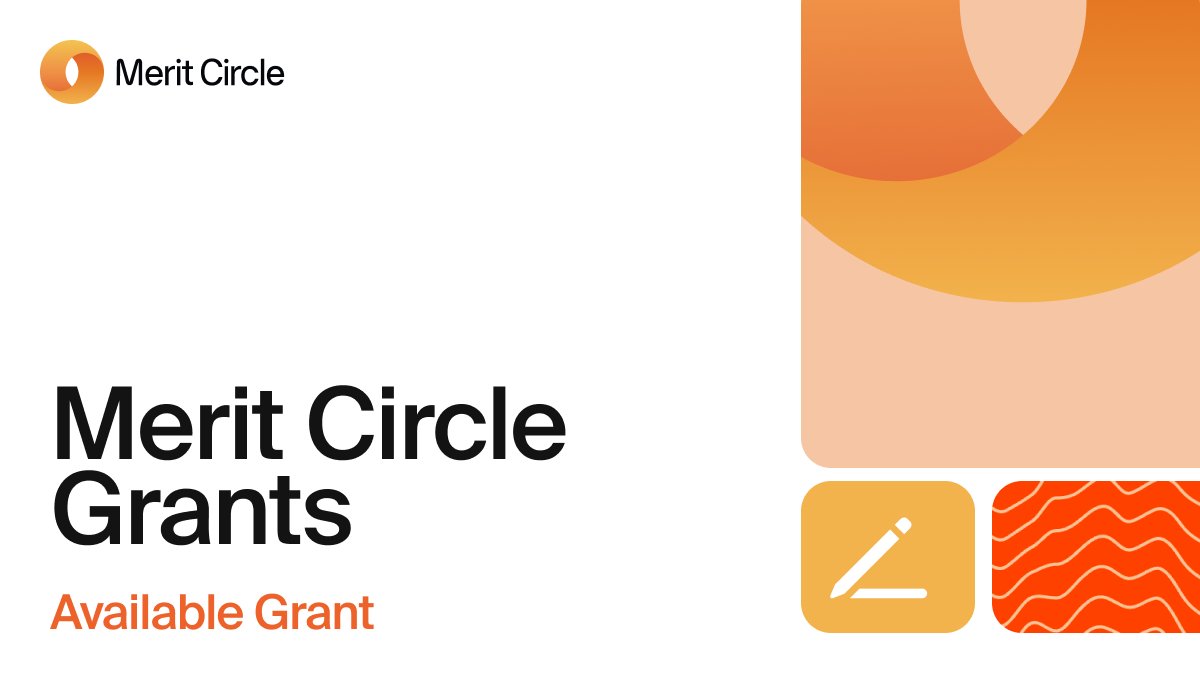 Merit Circle Grants 🎟️ As a friendly reminder, @MeritCircle_IO is still handing out grants. All you need is a good idea that contributes to the ecosystem that we're building! Apply today! app.wonderverse.xyz/organization/m…