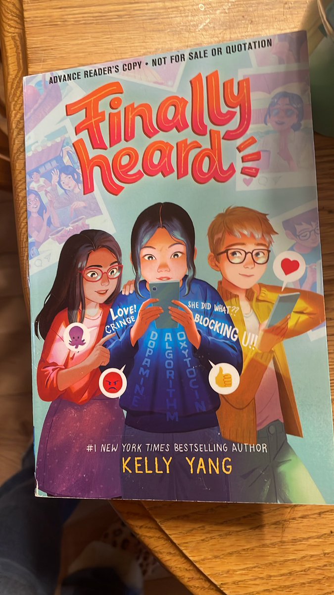 Wow! What a great book about the impacts of social media! It may just change he the way you look at it @yvettecoughlin1 #bookposse. I think this would make a great read aloud and discussion piece! @kellyyanghk @SimonKIDS