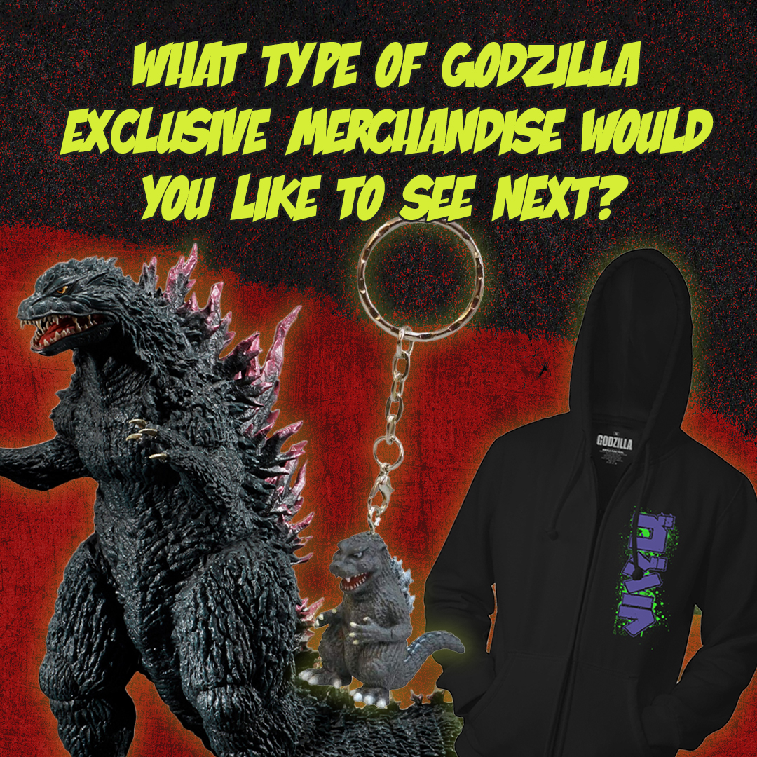 📢 Godzilla Fans! 📢 You've seen apparel, figures, and other Godzilla collectible categories. What collectible category should the King of the Monsters conquer next? Share your picks in the comments.